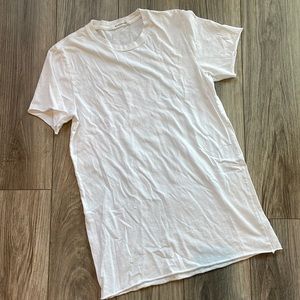 Perfect white tee t shirt dress